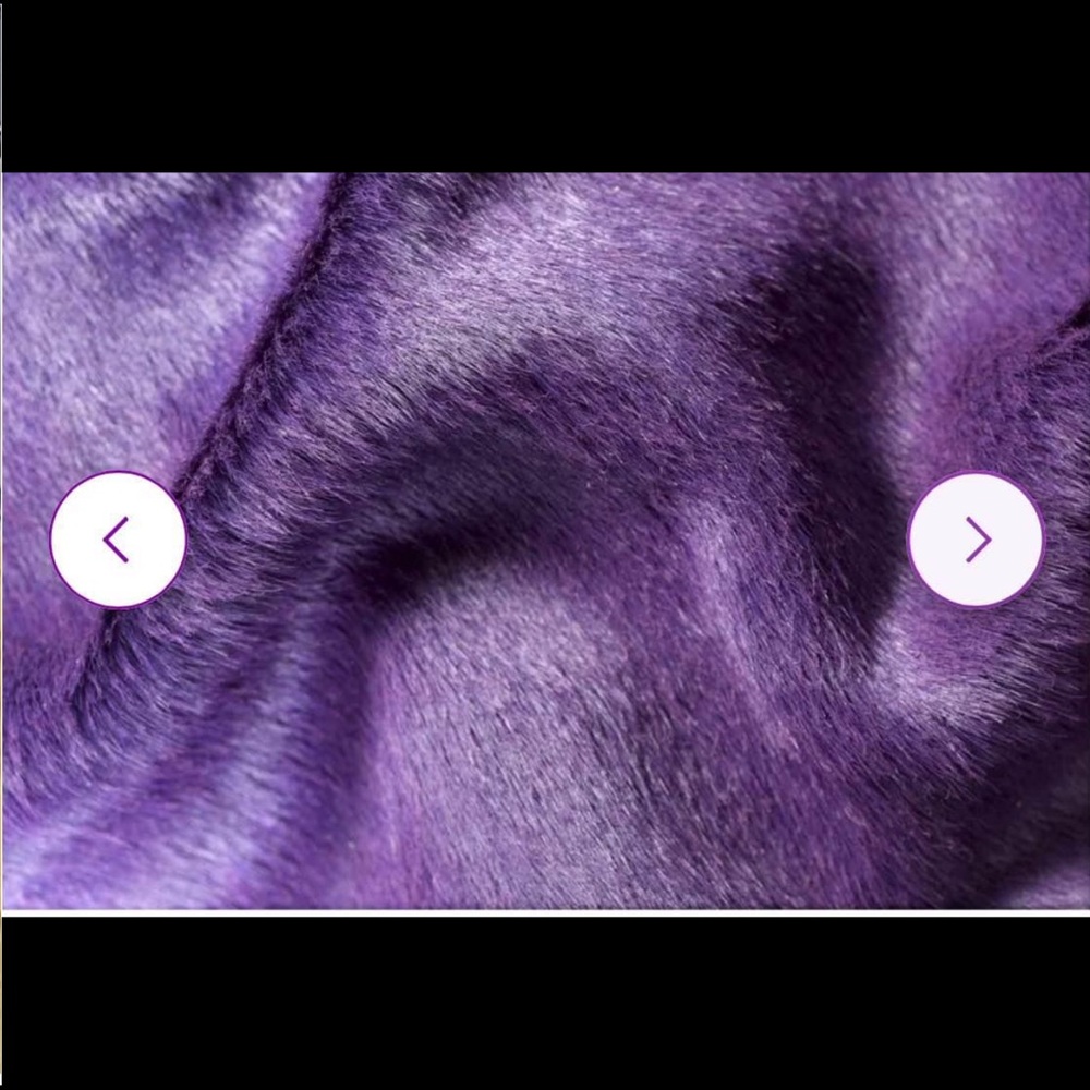 Purple Cowhide Rug - Picture 2 of 6